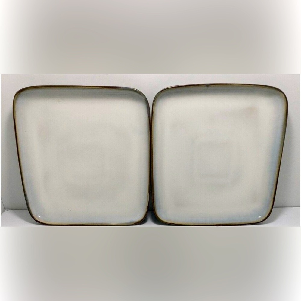 Lot Of two Sango Green Dinner Plates-10"
